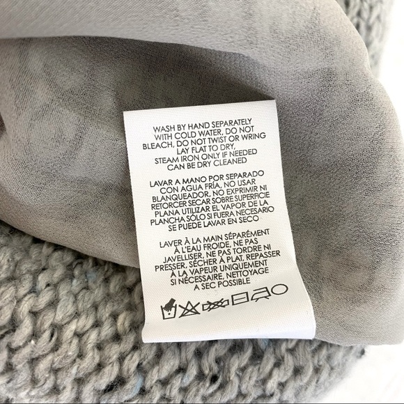 CAbi Square Stitch Grey Cardigan Sweater Size S - Picture 11 of 11